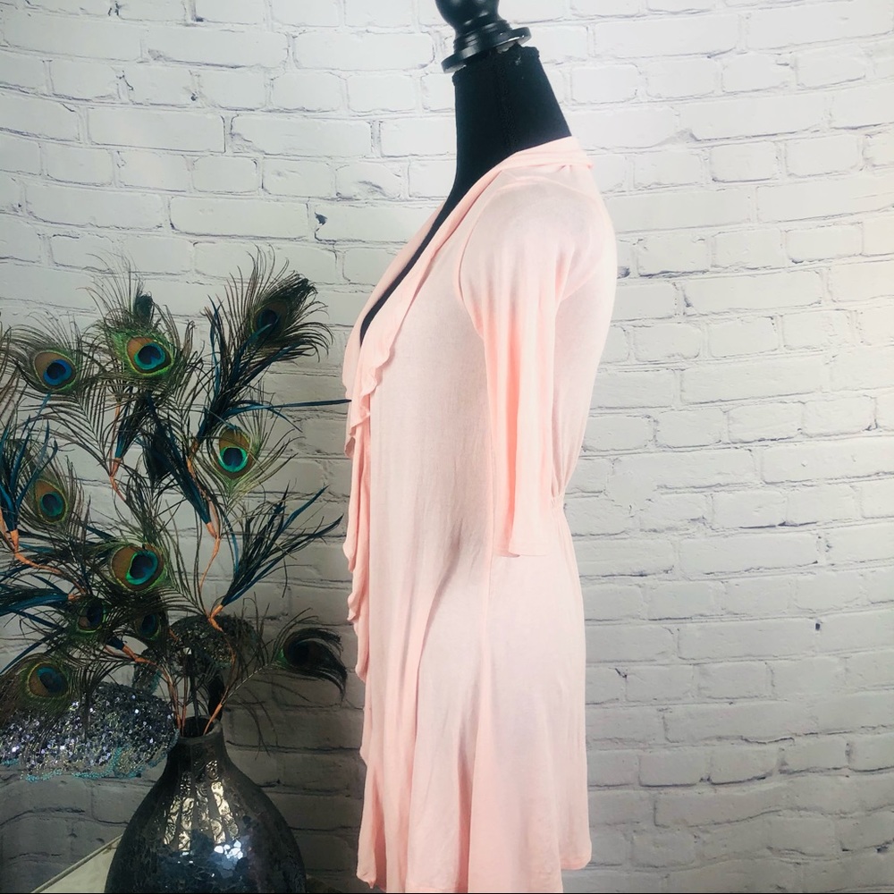 Charlotte Russe Womens Peach shrug size: XS - Picture 2 of 4